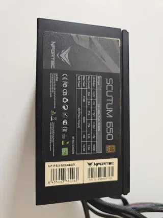 Fuente Nfortec Scutum 650W 80+ Bronze