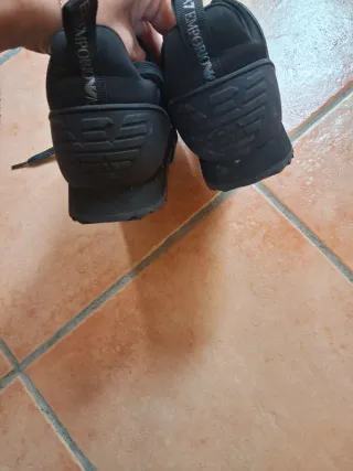 Scarpe EA7 Emporio Armani nere multicolor