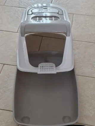 Arenero para gatos con pala