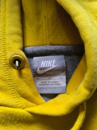 Sudadera Nike XL Amarilla