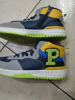 Primigi Scarpe Ragazzo Tg 37 Blu Giallo