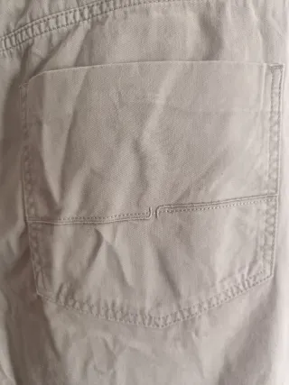 Pantalón Chino  Tommy Hilfiger Logo Bordad Beige