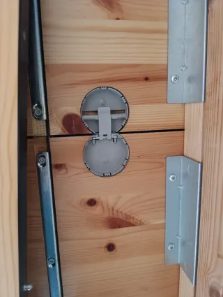 Mesa comedor extensible Ikea negra madera