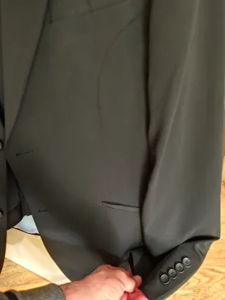 Traje de chaqueta negro hombre