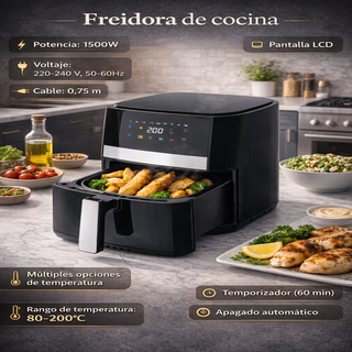 SPARK-FREIDORA DE AIRE. 1500W S-139AF/8