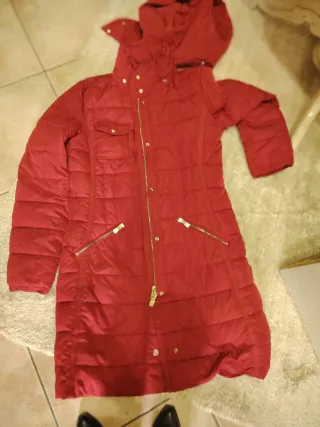 Cappotto imbottito Desigual rosso - Taglia 42