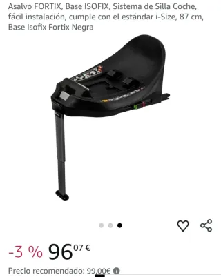 Base ISOFIX Asalvo FORTIX Silla Coche