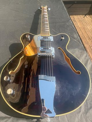 Guitarra Eastwood Semi Acústica Zurda + Funda