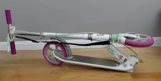 Patinete Oxelo Mid9 blanco y morado