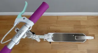 Patinete Oxelo Mid9 blanco y morado