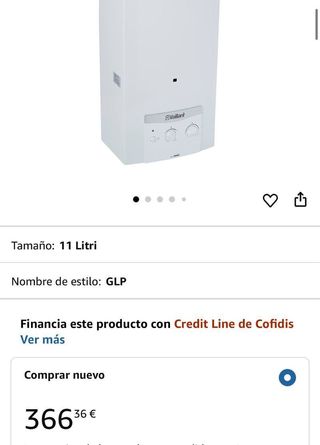 Calentador Vaillant AtmoMAG blanco