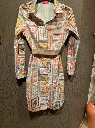 Vestido estampado entretiempo