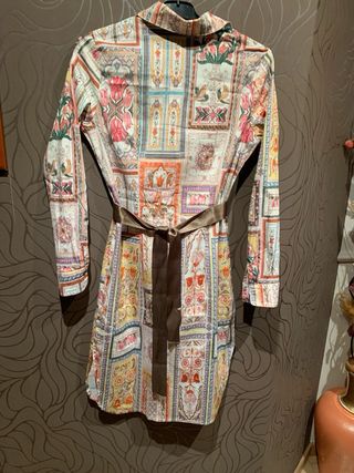 Vestido estampado entretiempo