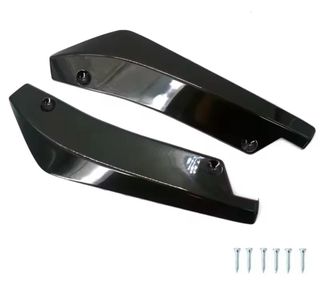 Tiras Parachoques Universales Negro Brillo