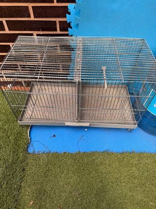 Jaula doble 60cm con separador