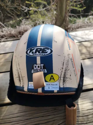 Casco de moto vintage