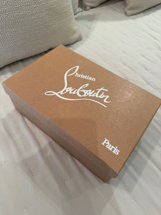 Zapatos Christian Louboutin Nude Talla 39