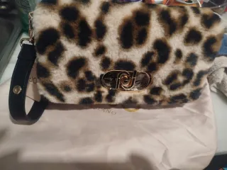 Bolso Liu Jo Animal Print Pelo Cadena Dorada