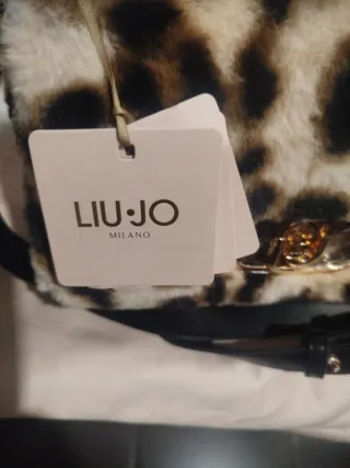 Bolso Liu Jo Animal Print Pelo Cadena Dorada