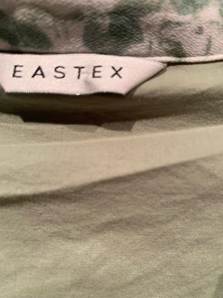 Vestido verde y blanco talla única