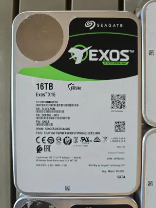 Disco Duro Seagate Exos 16TB