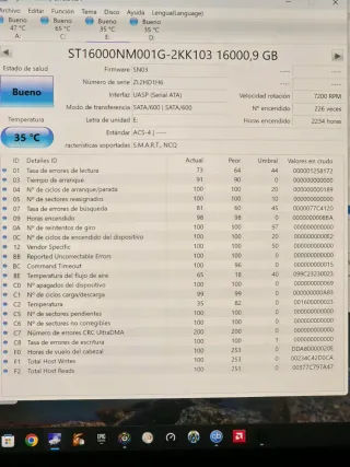 Disco Duro Seagate Exos 16TB