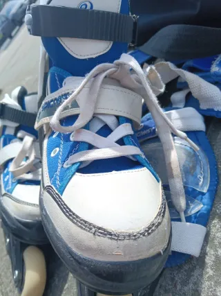 Patines en línea Topcasy con protecciones