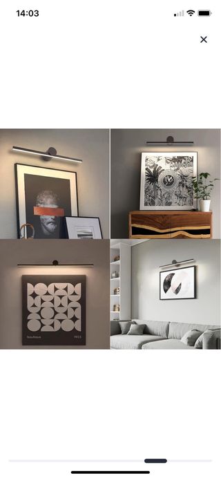 Applique LED da parete per bagno/quadri