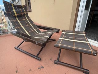 Sillón reclinable y reposapiés marca KETTAL