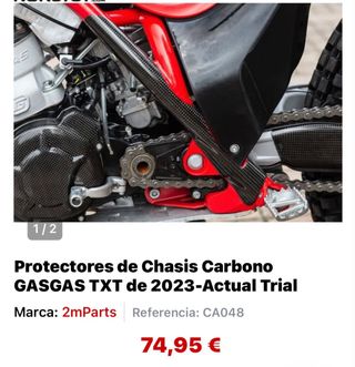 Protector Chasis Carbono Trial