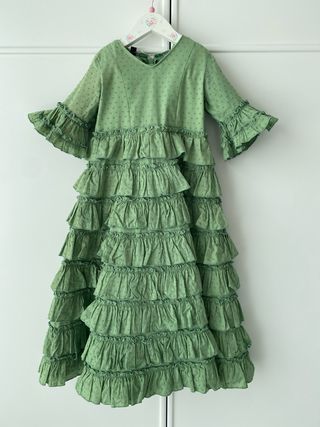 Traje Flamenca Niña Micaela Villa 3/4 Años