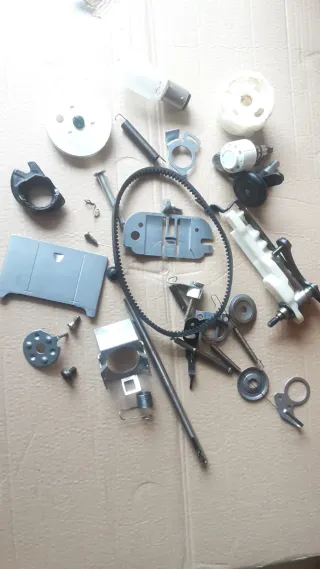 Máquina coser singer pedal motor accesorios
