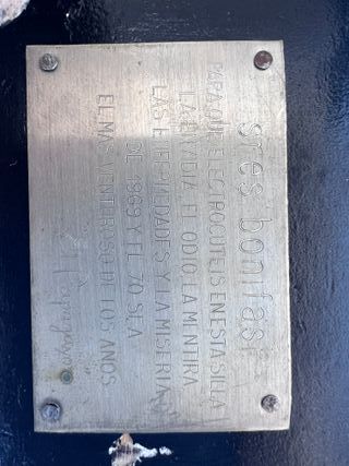 Silla Eléctrica Antigua Réplica