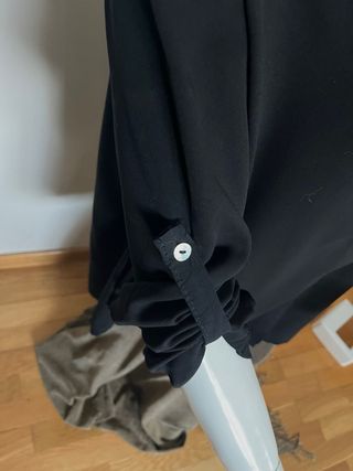 Camisa oversize negra