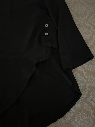 Camisa oversize negra