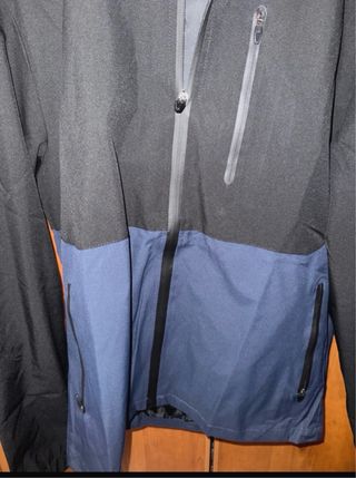 Giacca sportiva K-Way nera e blu