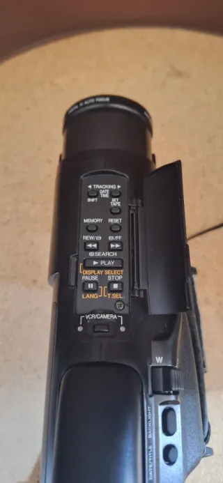 Videocámara Panasonic Negra Antigua