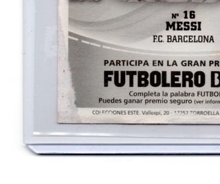 Cromo Leo Messi Liga Este 2010-2011 (leer)