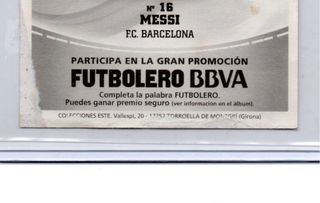 Cromo Leo Messi Liga Este 2010-2011 (leer)