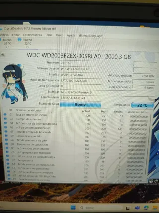 Disco Duro WD Black 2TB SATA3 7200rpm