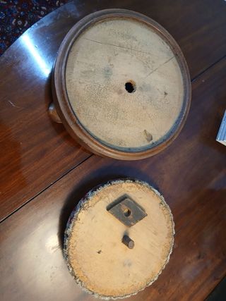 Reposapiés redondo siglo XIX