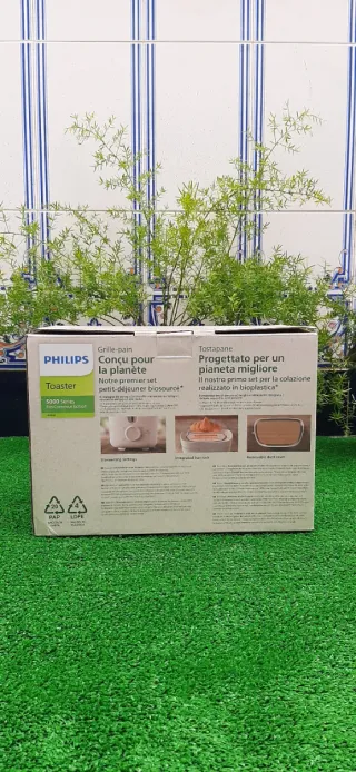 Tostadora Philips Bio-based plastic*