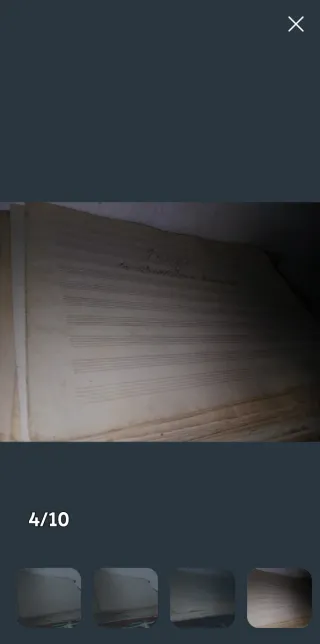 Lote partituras religiosas manuscritas siglo XIX