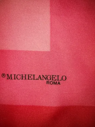 Lenço grande tons de rosa