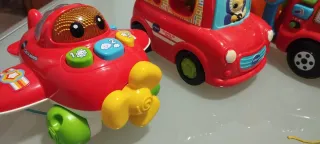 Lote 3 Juguetes VTech: Avión, Camión y Coche