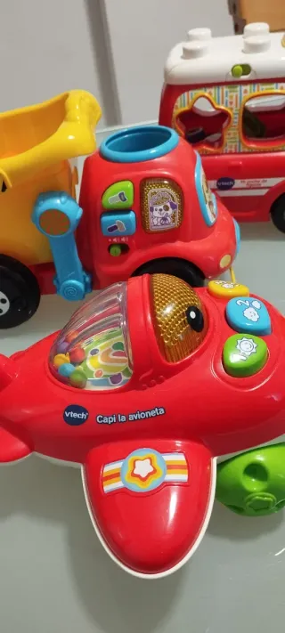 Lote 3 Juguetes VTech: Avión, Camión y Coche