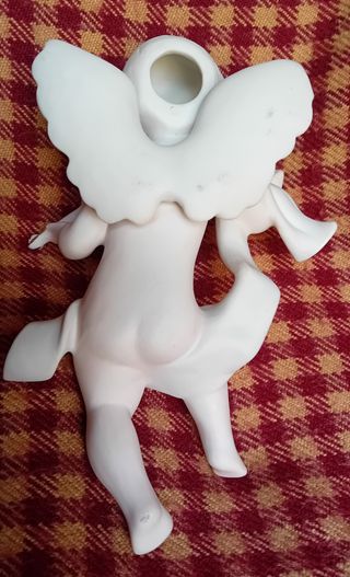 Figuras de porcelana ángel músico y Cisne lladro