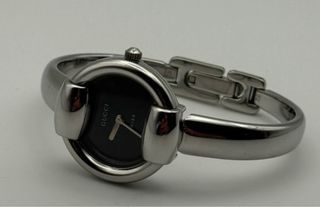 Orologio Gucci 1400 L Nero e Argento