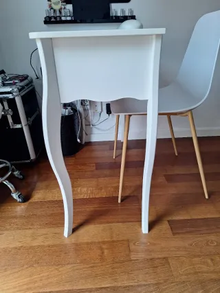 Mesa manicura consola con cajón almacenamiento