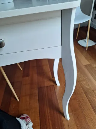 Mesa manicura consola con cajón almacenamiento